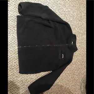 Men’s Columbia fuzzy Sherpa black fleece jacket